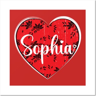 I Love Sophia First Name I Heart Sophia Posters and Art